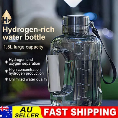 Hydrogen Water Bottle 1.5L Hydrogen Rich Portable Rich Hydrogen Water Generator • $57.99