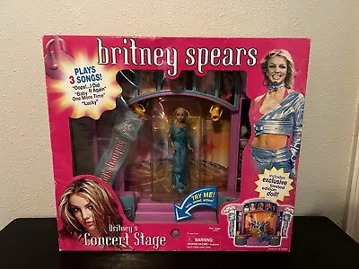 Vintage Britney Spears Concert Stage Blue Outfit Play Along Doll New NIB Rare • $219.10