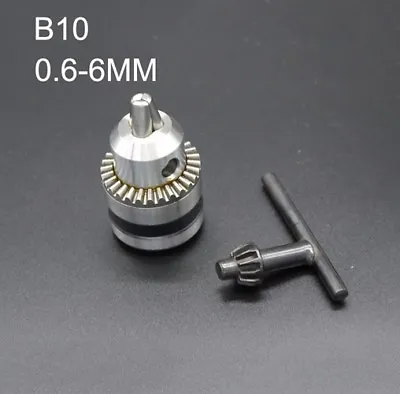 0.6-6mm B10 Mini Electric Drill Chuck Taper Mounted Lathe Chuck For Mini Lathe • $5.90