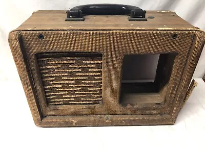 VINTAGE Antique MOTOROLA MODEL HS-7 TUBE RADIO Case Housing CABINET FOR PARTS • $29.99