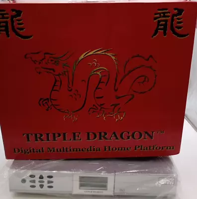Lunux Triple Dragon Satellite Receiver Model DBS-3000 In Original Box   H16 • £15