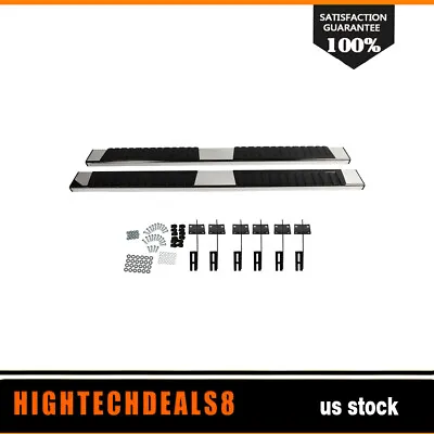 Side Steps Running Boards Nerf Bars For 1999 00 2016 Ford F-250 Crew Cab Silver • $119.99