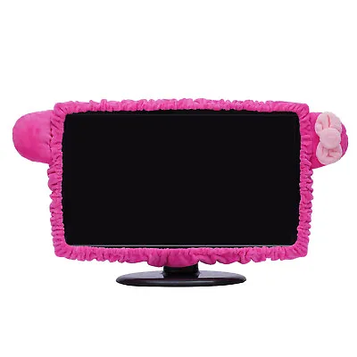 Computer Monitor Cover Decor PC LCD Display Dust Cover Cat Ear Elastic Dustproof • $7.49