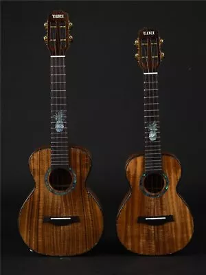 $450 • Buy Full Solid Ukelele All Solid Koa Wood 24 / 26 Inches Concert / Tenor Acoustic