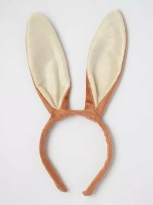 Brown Fabric Bunny Rabbit Hare Ears Headband Fancy Dress Accessory Easter Bunny • £5.95