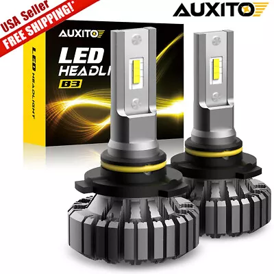 AUXITO LED Headlight Bulbs Conversion Kit HB4 9006 High Low Beam Bright White • $28.99