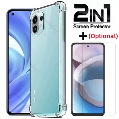 For Xiaomi 13T Pro Redmi 12 Note 13 12 Pro Lightweight Clear Bumper Case Cover • $13.49