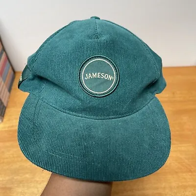 Jameson Irish Whiskey Corduroy Cap Hat Colour Green Adjustable Rear Free Post AU • $21