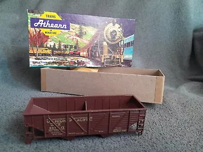 NOS Athearn HO Scale Kit 5426 Union Pacific 34’ Foot Composite Side Hopper U.P. • $14