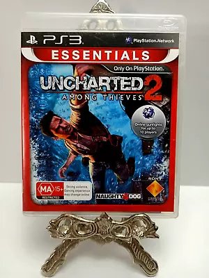 PS3 Sony PlayStation - Uncharted 2 : Among Thieves - Pal / Manual / Free Post - • $8.95