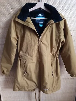 Ladies New Size Xs Dark Mustard Coat By Trespass- • £15