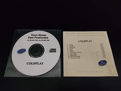 Coldplay  Parachutes UNTITLED Very Rare UK Town House Post Production PROMO CDr • £125