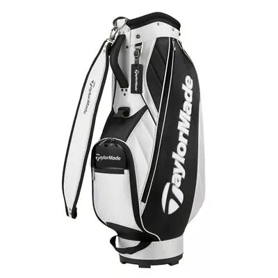 TaylorMade TM23 Caddie Bag Sports Modern White Black 9.5 X 47 In 5way • $483.92