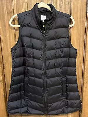J Jill Long Puffer Vest • $30