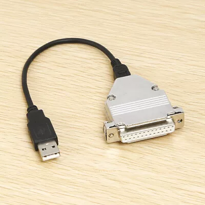 10CM USB Cable & USB To DB25 Parallel Adapter Converter CNC Controller For Mach3 • $86.48