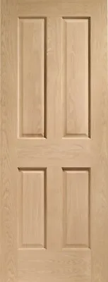 Victorian 4 Panel Internal Oak Solid Door • £64.99