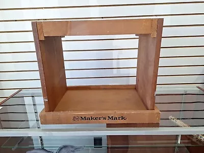 Awesome Maker's Mark Wood Stackable Display Case Natural Wood Used • $59.99