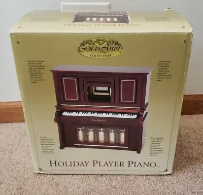 Gold Label Collection Holiday Player Piano New Open Box Condition • $124.99