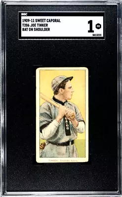 1909-11 Sweet Caporal (T206) Joe Tinker SGC 1 • $290