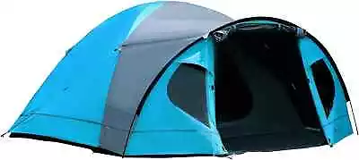 HeavyDuty Camping Tent 4 Person Waterproof Double Layer Easy Set Up Blackout • £168.99