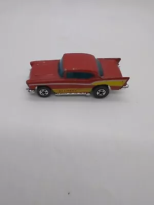 Vintage Hot Wheels Dark Red 57 Chevy From 1976 • $12
