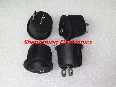 10PCS KCD1-105 ON/OFF 2PIN 10A/125V 6A/250V Round Rocker Switch • $3.80