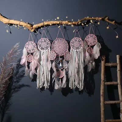 $35.13 • Buy 5PCS Dream Catcher Set Feathers Hanging Dreamcatcher Ornament Home Decor Gift AU