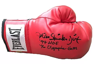 Michael Spinks Signed Glove Inscribed COA Inscriptagraphs Leon Boxing Mike Tyson • $118.96