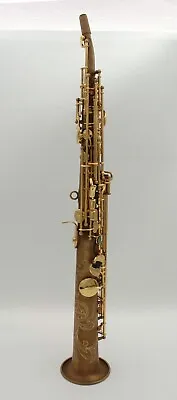 Eastern Music Non-removable Slight Curved Neck Straight Soprano Saxophone G Key • $499