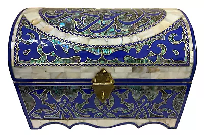 Handmade Wooden Jewelry Box Wood Trinket Storage Wood Box Mother Of Pearl Inlay • $1557.50