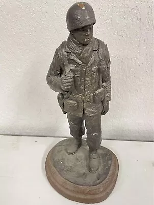 1980s Michael Garman WwII Military Soldier Statue Sculpture HL *see Pics* • $40