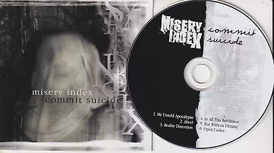 MISERY INDEX Commit Suicide (CD 2002) EP 6 Songs Grindcore Death Metal USA • $6.58