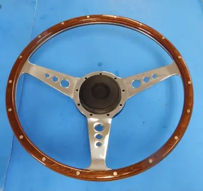 New 14  Wood Steering Wheel W/ Adaptor Hub Jaguar XJ6 1974-1987 XJS Moto-Lita  • $599.95