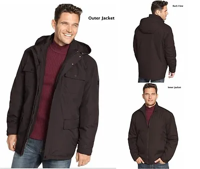 NWT-$280 Hawke&Co 3-in-1 ~Size SMALL~ Winter Coat Jacket Hooded Waterproof Snow • $69.99