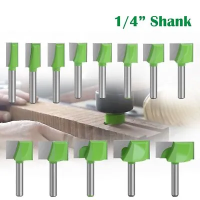 Milling Cutter Woodworking Tools Cleaning Bottom Bit Wood Carving Router Bits • £3.86