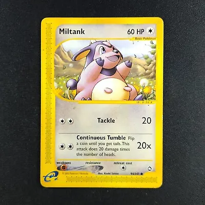 Miltank 94/147 - Aquapolis - Pokemon Card • $1.95