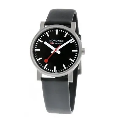 Quartz Watch Mondaine Black Evo • $223.89