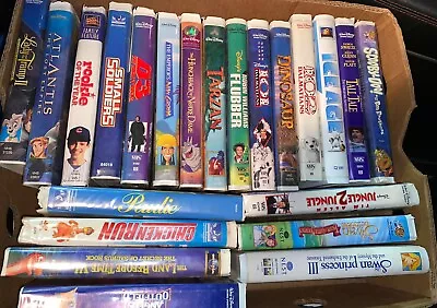 Lot Of 22 Disney's Masterpiece VHS Video Tapes Clamshell Cases Bulk • $29.99