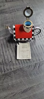 Kelvin Chen  Hand Painted Enamel Miniature Teapot • $20