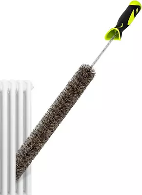 Radiator Cleaner Brush Thin Long 81Cm Boar Bristles Radiator Duster Brush Long  • £14.12