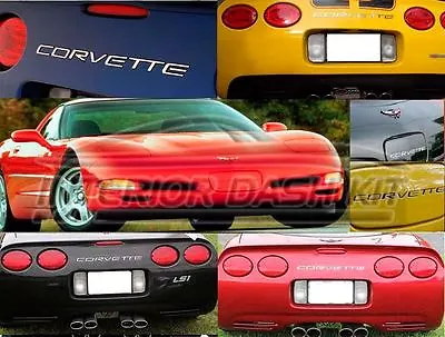 Chevrolet Chevy Corvette C5 C-5 Chrome Bumper Letters Inserts 2001 2002 2003 04 • $39.99