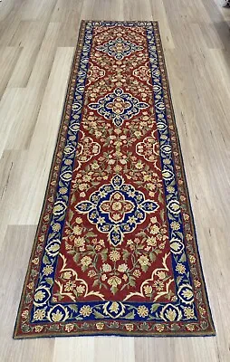 Oriental Persian Kashmir Handmade Wool Hallway Rug Runner Floor 245x76 Decor • $990