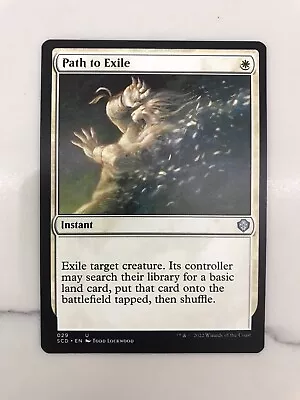 Path To Exile MTG Magic The Gathering Card NM Near Mint Starter Commander SCD • $3