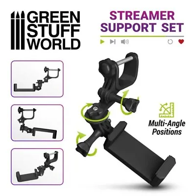 Streamer Support Set For Arch LED Lamp - Go-pro Camera Support Holder Selfie 40K • £12.66