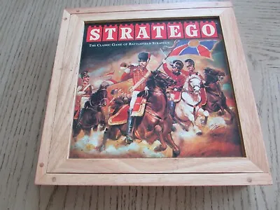 $19.95 • Buy Milton Bradley Stratego Nostalgia Game Series Wood Storage Box 2002