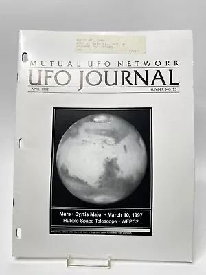 UFO Journal Mutual UFO Network MUFON Magazine #348 APR 97 MARS SYRTIS MAJOR • $14.99