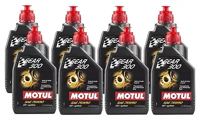 Motul 8 Liter Gear 300 75W90 100% Synthetic Gearbox And Differential Oil 8 X 1L • $142.95