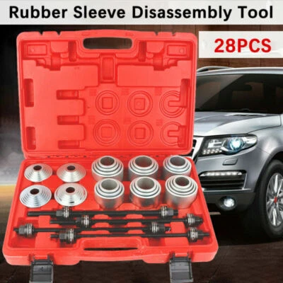 $98.39 • Buy 28Pcs Press & Pull Sleeve Kit Bush Bearing Removal Installation Repair Tool Set