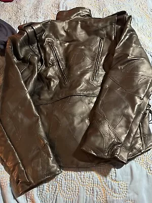 Motorcycle Jacket Leather • $150