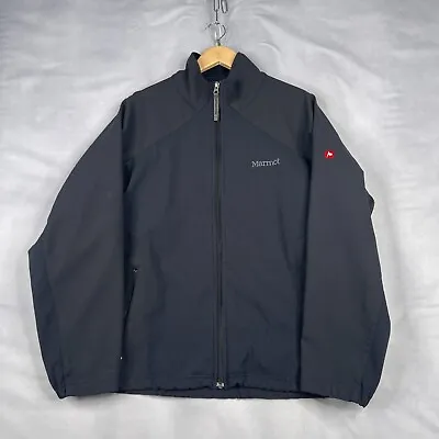 Marmot Jacket Mens Large L Grey Gravity Soft Shell Full Zip Outdoor Gorpcore • $32.70